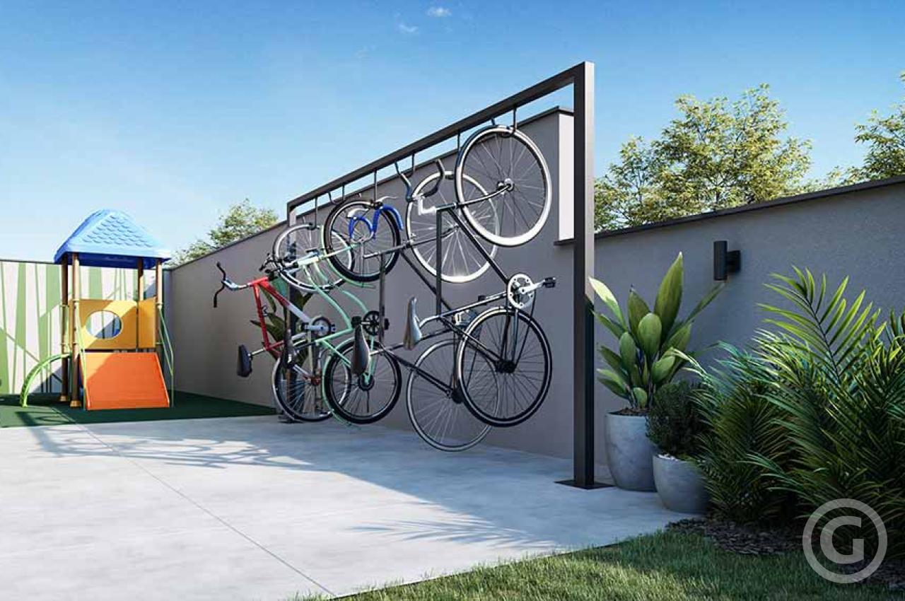 playground e bicicletário