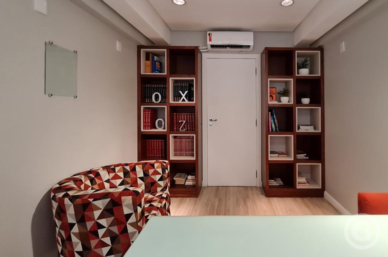 sala de estudos e reuniões 