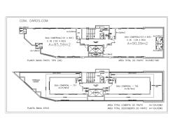 pavimento tipo e ático